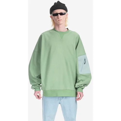 A.A. Spectrum Dukserica Geoflow Sweater boja: zelena, s tiskom, 81230815-green