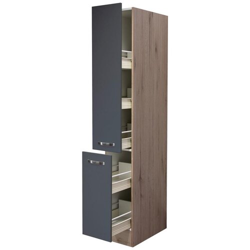 XXXL Izvlečna Omara Shadow, Siva, Barva Hrasta Slike