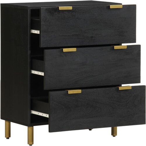 Maison Chic Komoda - Predalnik črn 60x33x75 cm inženirski les, (21716285) Slike
