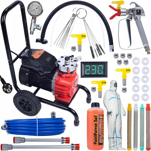 Rosfix MEGA SET RED STRONG STORM 1100 RSS05 3500W 22MPA 18L/MIN LAKIRNA ENOTA Z DODATKI, (21746492) Cene