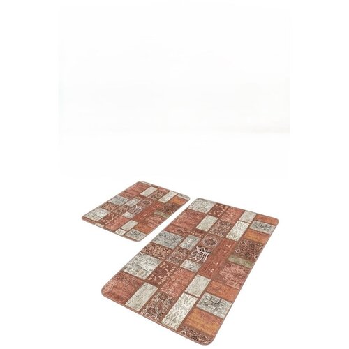 Mila Home Smeđe od samta kupaonske prostirke u setu 2 kom 60x100 cm &amp;ndash; Slike
