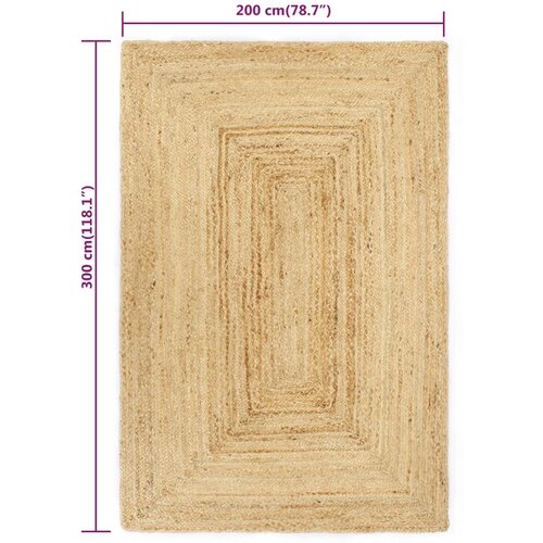  Ručno rađeni tepih od jute 200 x 300 cm Slike