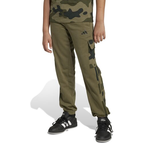 Adidas Donji deo trenerke za dečake J Camo 3S Cgo P, JN2218, Maslinasti Cene