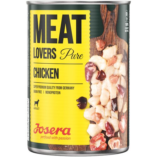 Josera Ekonomično pakiranje Meatlovers Pure 12 x 800 g - Piletina Cijene