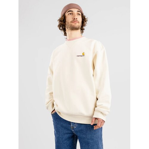 Carhartt WIP American Script Pulover natural Slike