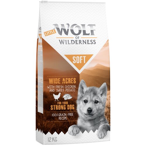 Wolf of Wilderness Junior "Soft - Wide Acres" - piščanec - 5 kg (5 x 1 kg) Cene