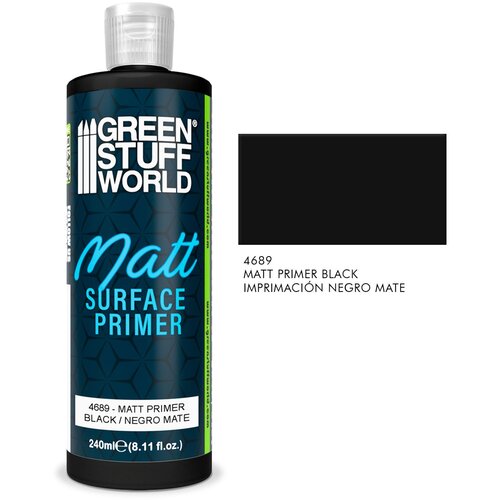 Green Stuff World matt surface primer 240ml – black | crni mat akrilni prajmer za minijature Cene