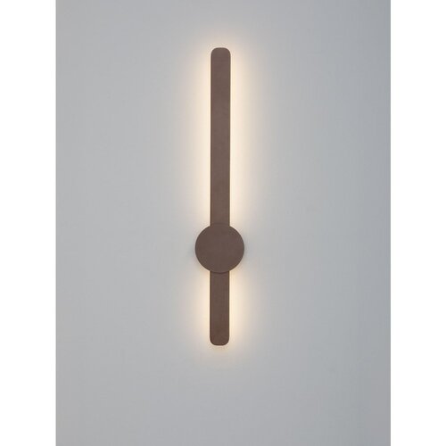 Nova Luce Rjava aluminijasta LED stenska svetilka Norei &amp;ndash; Slike
