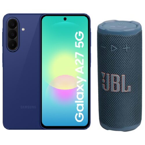 Samsung pametni telefon galaxy A27 6GB/128GB-Modra (SM-A276B/DS) + jbl grip prenosni bluetooth zvočnik Cene
