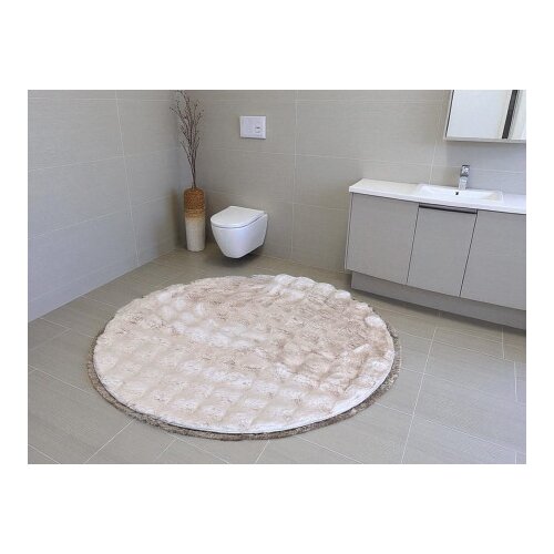  Okrugla Prostirka za kupatilo fi 100cm Roze boja ( VLK000198-rozeboja ) Slike