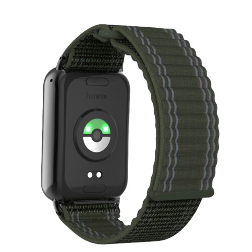 INF najlonski trak z valovito zaponko za xiaomi band 9/8 pro green, (21757129) Cene