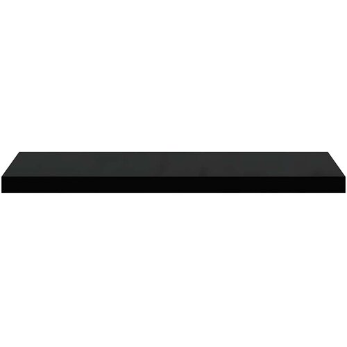  Plutajuće zidne police 2 kom sjajne crne 80 x 23,5 x 3,8 cm MDF Slike