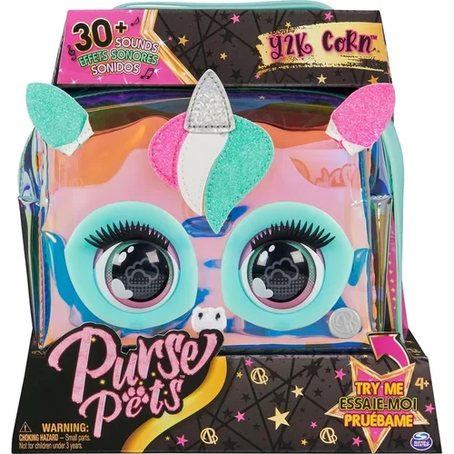 Purse Pets Spin Master : Y2K Corn Interactive Unicorn - torba za čez ramo (6068208), (21381968)