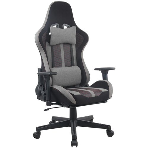 XXXL Gaming Stol Carlos, Siva, Črna Cene