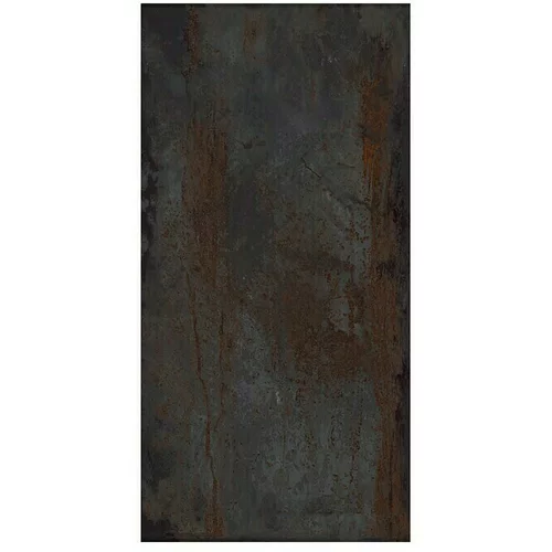  Gres ploščica Flatiron (60 x 120 cm, črna, glazirana, R9)