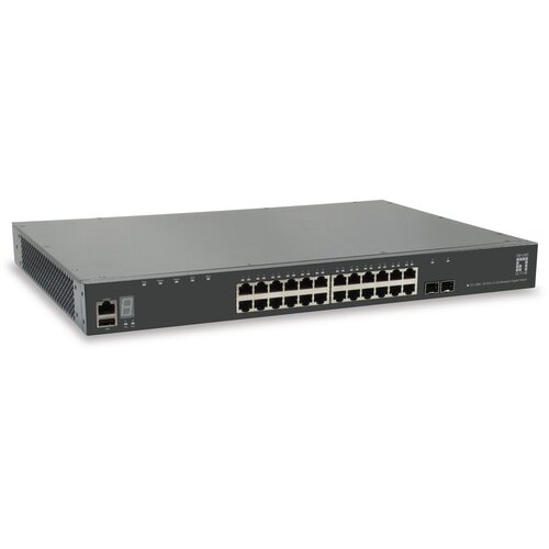 Level One Switch 28x GE GTL-2881 1xGE 2x10GSFP+19&amp;ldquo; Slike