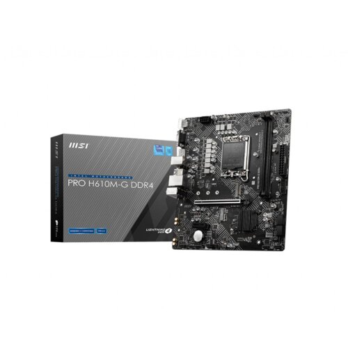 MSI PRO H610M-G DDR4 matična ploča Intel H610 LGA 1700 Mikro ATX Cene