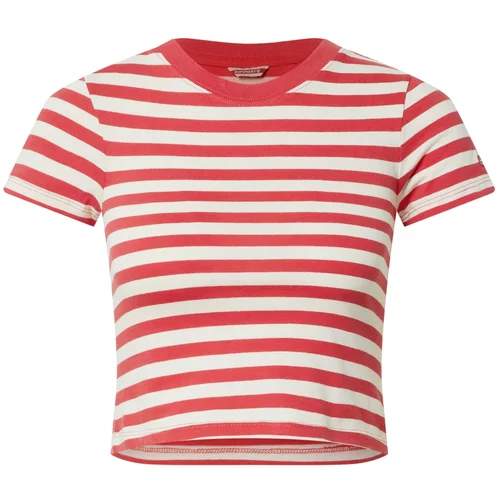 Superdry Majica 'Vintage' crvena / bijela