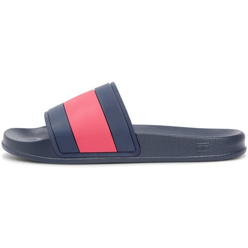 Tommy Hilfiger Nizki natikači mornarska / rdeča / bela Cene