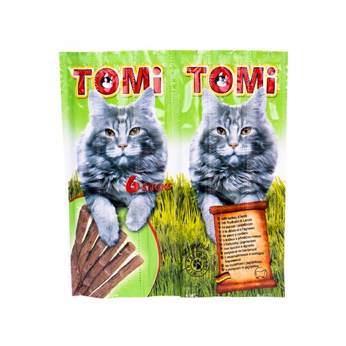 Tomi cat sticks curetina&jagnjetina 6kom Slike