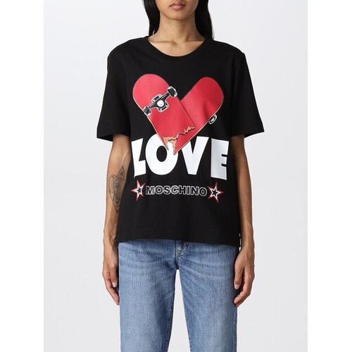 Love Moschino Ženska majica W4F153SM3876-C74, Crna Slike