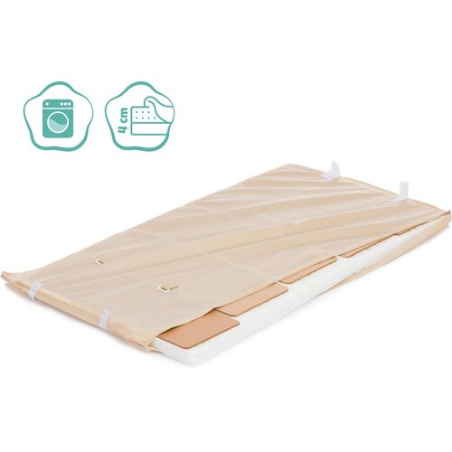 Fillikid PRENOSNA POSTELJICA 125/65/76 cm bež Slike
