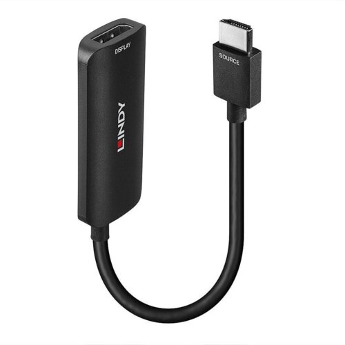 Lindy 38327 prilagodnik za video kabel 157 m HDMI Tip A (Standard) DisplayPort Črna Cene