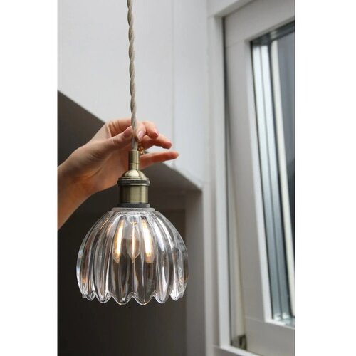 Marksl&amp;ouml;jd 109136 - visilica na sajli gota 1xE14/40W/230V mesing/prozirno Slike