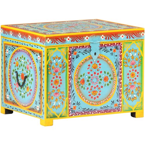 Furnova Ročno barvana &amp;scaron;katla 50x40x40 cm mangov les, (21955961) Slike