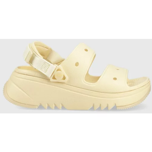 Crocs Natikače Classic Hiker Xscape Sandal za žene, boja: bež, s platformom, 208181