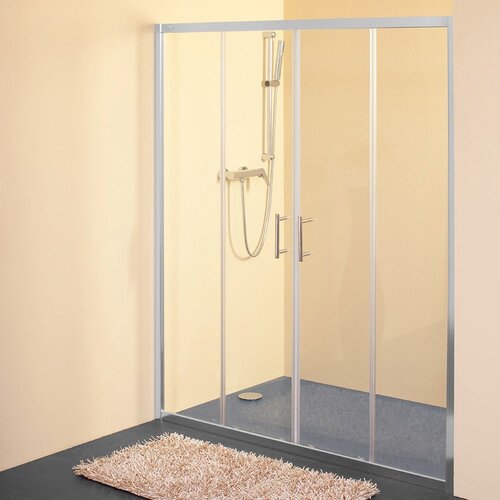 Kolpa San sq line tu&amp;scaron; vrata samostojeća TV4D/S 140/K silver brill 511740 Slike
