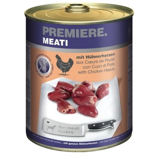 Premiere Dog Meati Pi&scaron;čančja srca 800g konzerva Cene