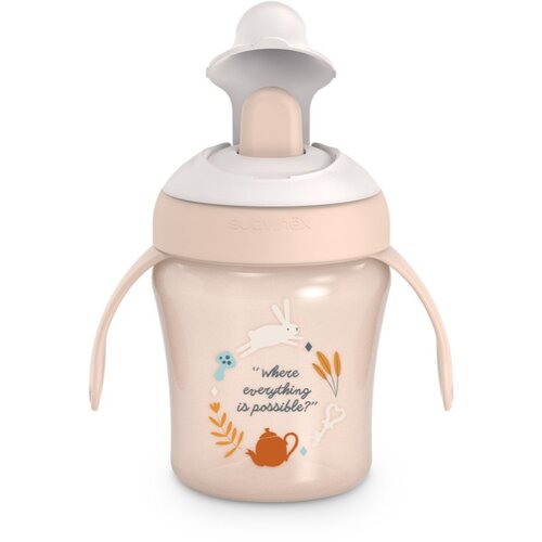 Suavinex Wonderland Learning Cup otroški lonček Rose 200 ml Cene