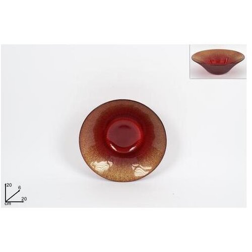 Zdjela 20CM STAKLO CRVENO ZLATNA XNA21013721 Cijene