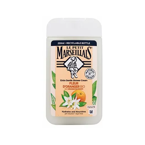 Le Petit Marseillais Extra Gentle Shower Cream Organic Orange Blossom krema za prhanje 250 ml za ženske