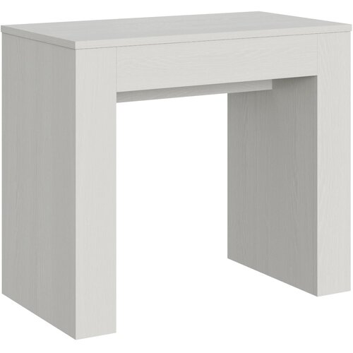 Ityhome 90 x 78 konzolna miza bela, (20848001) Slike