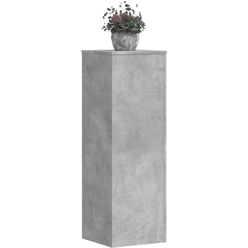 Furnova Stojalo za rastline 2 kosa betonsko sivo 33x33x100 cm inž. les, (22014445) Cene
