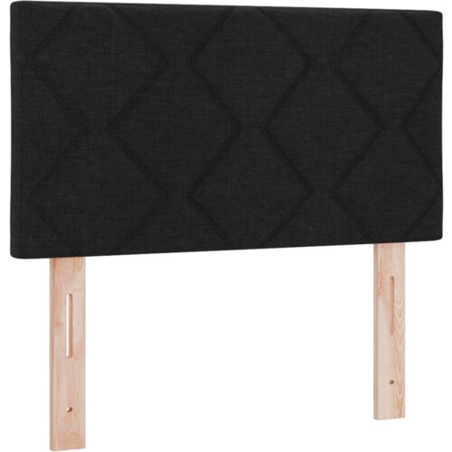  Krevet s opruga kutije Crna i Bijela i Crna 80 x 200 cm tkanina Slike