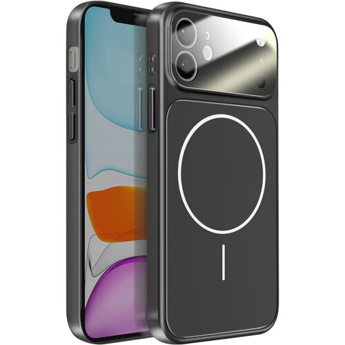 AVIZAR MagSafe ovitek za iPhone 11 &ndash; AG Glass Mate zaključna obdelava, Črna, (5000274270) Cene