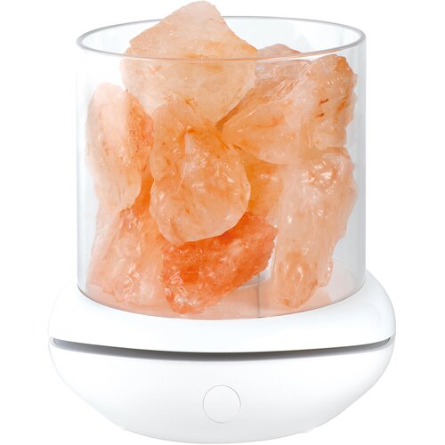 INF Svetilka iz solnega kamna USB Aromatherapy bela/oranžna, (21278133) Slike