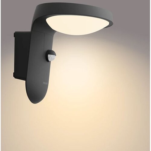 Philips LED spoljna zidna svetiljka sa senzorom TYLA LED/9W/230V 2700K IP44 Slike
