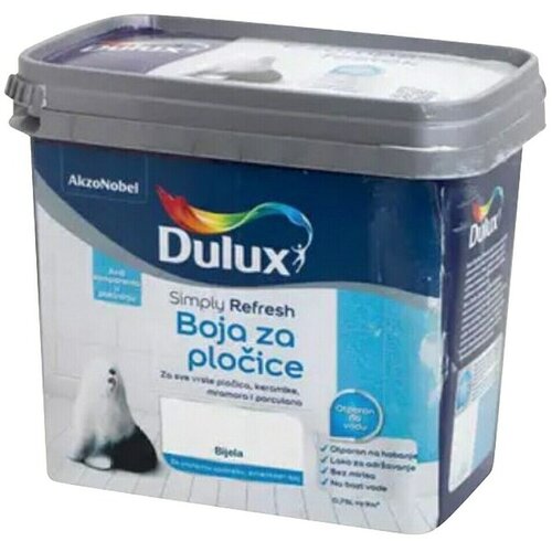 DULUX Temeljna boja za pločice Simply Refresh (Bijele boje, 0,75 l) Cijene