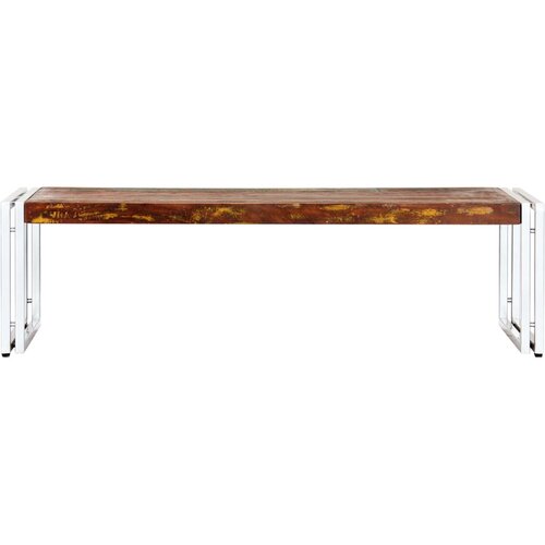 Maison Chic Klubska mizica - kavna mizica - Nizka mizica 120x60x35 cm trden predelan les, (21754531) Cene