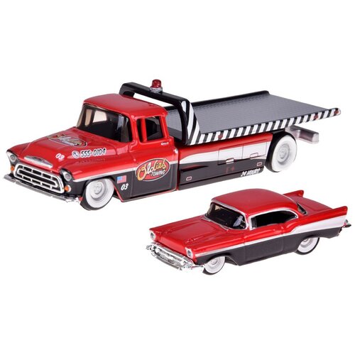  Licencirani lijevani automobili Chevrolet Flatbed 1957 i Bel Air ZA5864 u mjerilu 1:64 Slike