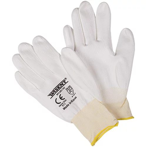 WISENT Delovne rokavice Wisent (velikost: 9, bele, 5 parov)