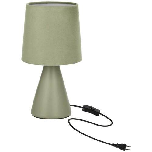Candellux Lighting Zelena stolna lampa s tekstilnim sjenilom (visina 24,5 cm) Satti &amp;ndash; Slike