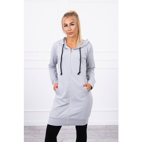 Kesi Gray dress with hood and hood Cene