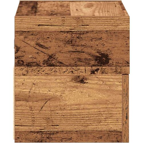 VidaXL Zidni noćni ormarići 2 kom staro drvo 45x26x28,5 cm Slike