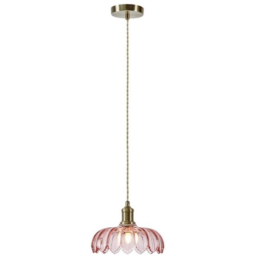 Marksl&amp;ouml;jd 109178 - Luster na sajli KURAGE 1xE27/40W/230V mesing/dimno roza Slike