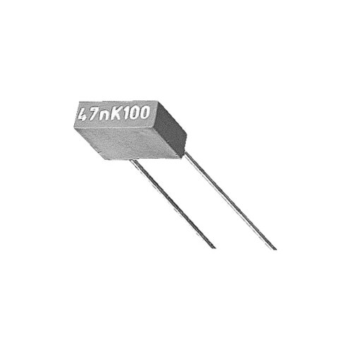 Kemet 1 kom. folijski kondenzator MKT radijalno ožičen 63 V/DC, 40 V/AC 10 % (D x &Scaron; x V) 7.2 x 2.5 x 6.5 mm Cijene
